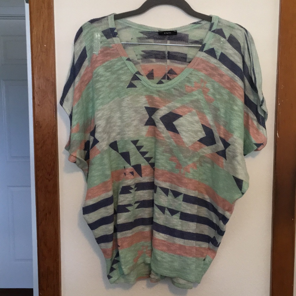Enti Aztec Print Shirt